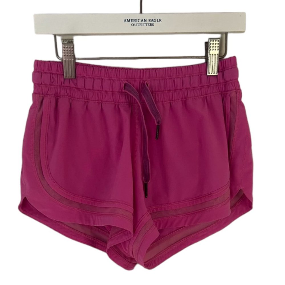 - Lululemon Light fuchsia Color shorts. Rare. size small.  008